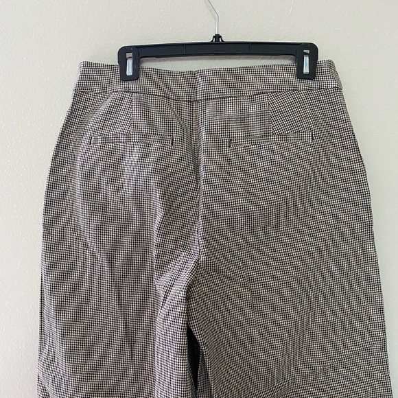 NWT Loft Wide Leg Crop Pants in Houndstooth sz 8 - Picture 10 of 12